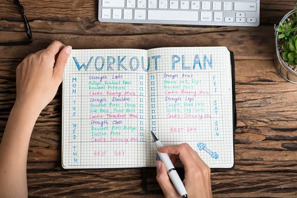 Workout Plan Being Written Up | Fitt Principle